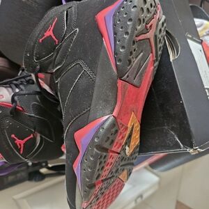 Jordache Black and Red Athletic Sneakers